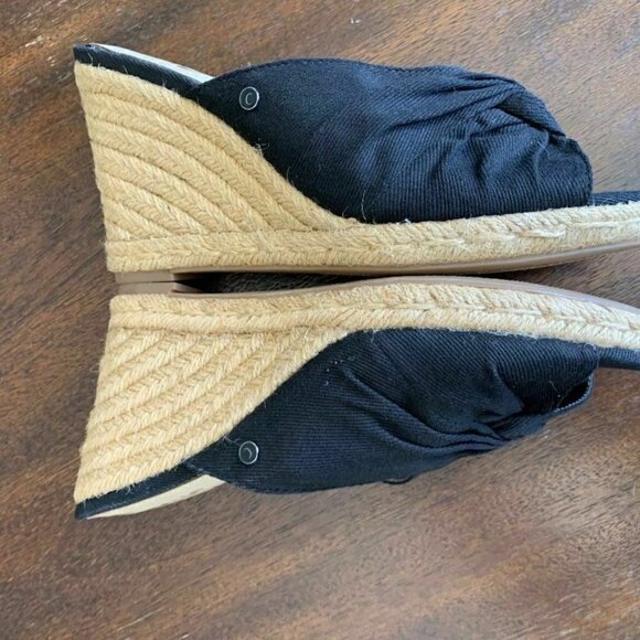 - Sam Edleman Circus Womens Black Wedge Sandals "Bea - Picture 6 of 8